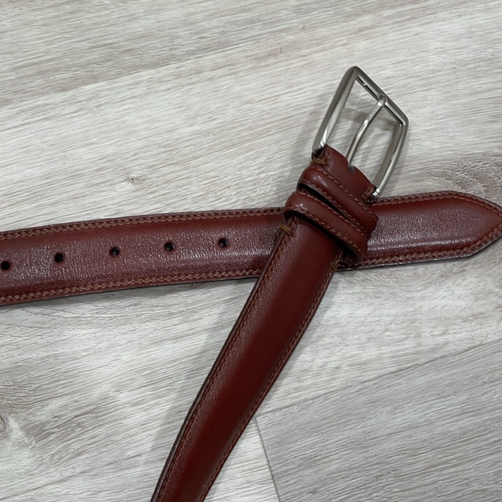 Leather Brown belt - Picture 4 of 5